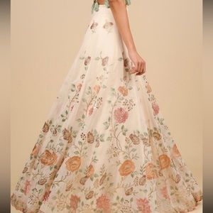 Floral Indian Lehenga Choli (TheSareeRoom)